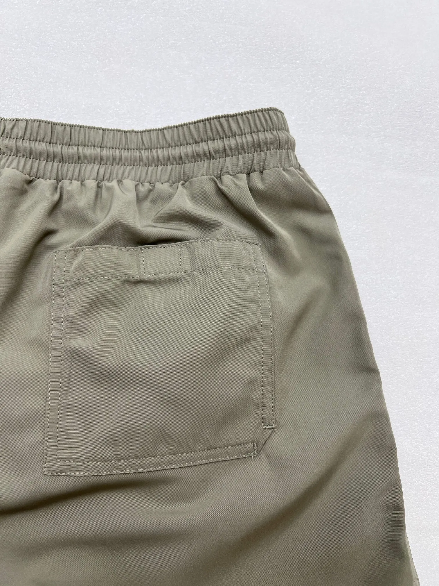 Brunello Cucinelli embroidered drawstring beach shorts S/M/L/XL